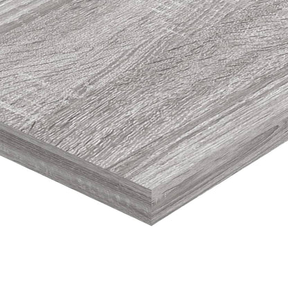 Étagères murales 4 pcs sonoma gris 80x20x1,5 cm bois ingénierie