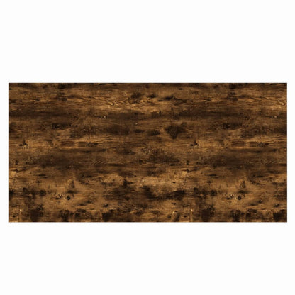 Étagères murales 4 pcs chêne fumé 80x40x1,5cm bois d'ingénierie