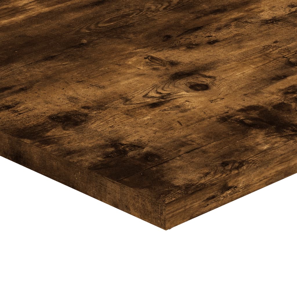 Étagères murales 4 pcs chêne fumé 80x50x1,5cm bois d'ingénierie