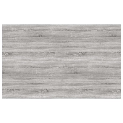 Étagères murales 4 pcs sonoma gris 80x50x1,5 cm bois ingénierie