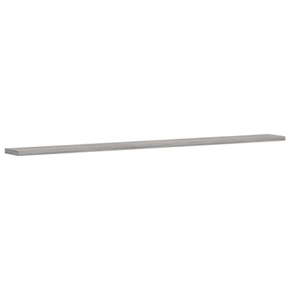 Étagères murales 4 pcs sonoma gris 100x10x1,5cm bois ingénierie