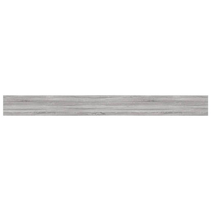 Étagères murales 4 pcs sonoma gris 100x10x1,5cm bois ingénierie