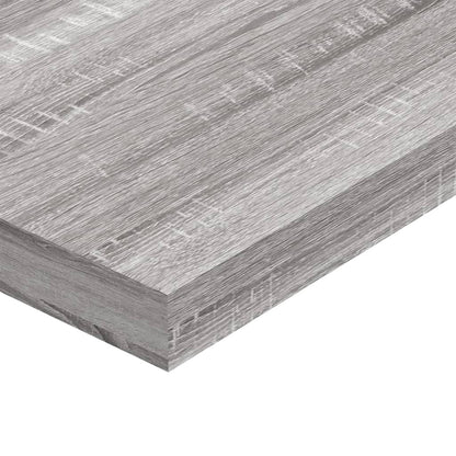 Étagères murales 4 pcs sonoma gris 100x10x1,5cm bois ingénierie
