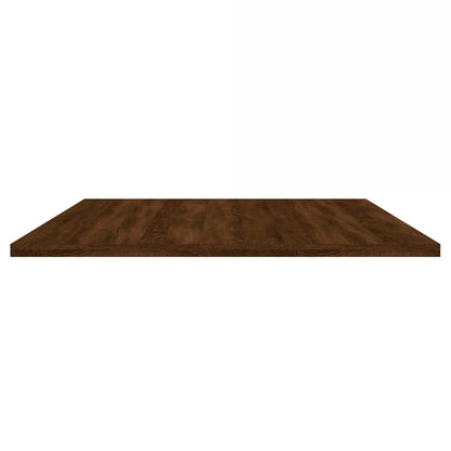 Étagères murales 4pcs chêne marron 100x50x1,5cm bois ingénierie