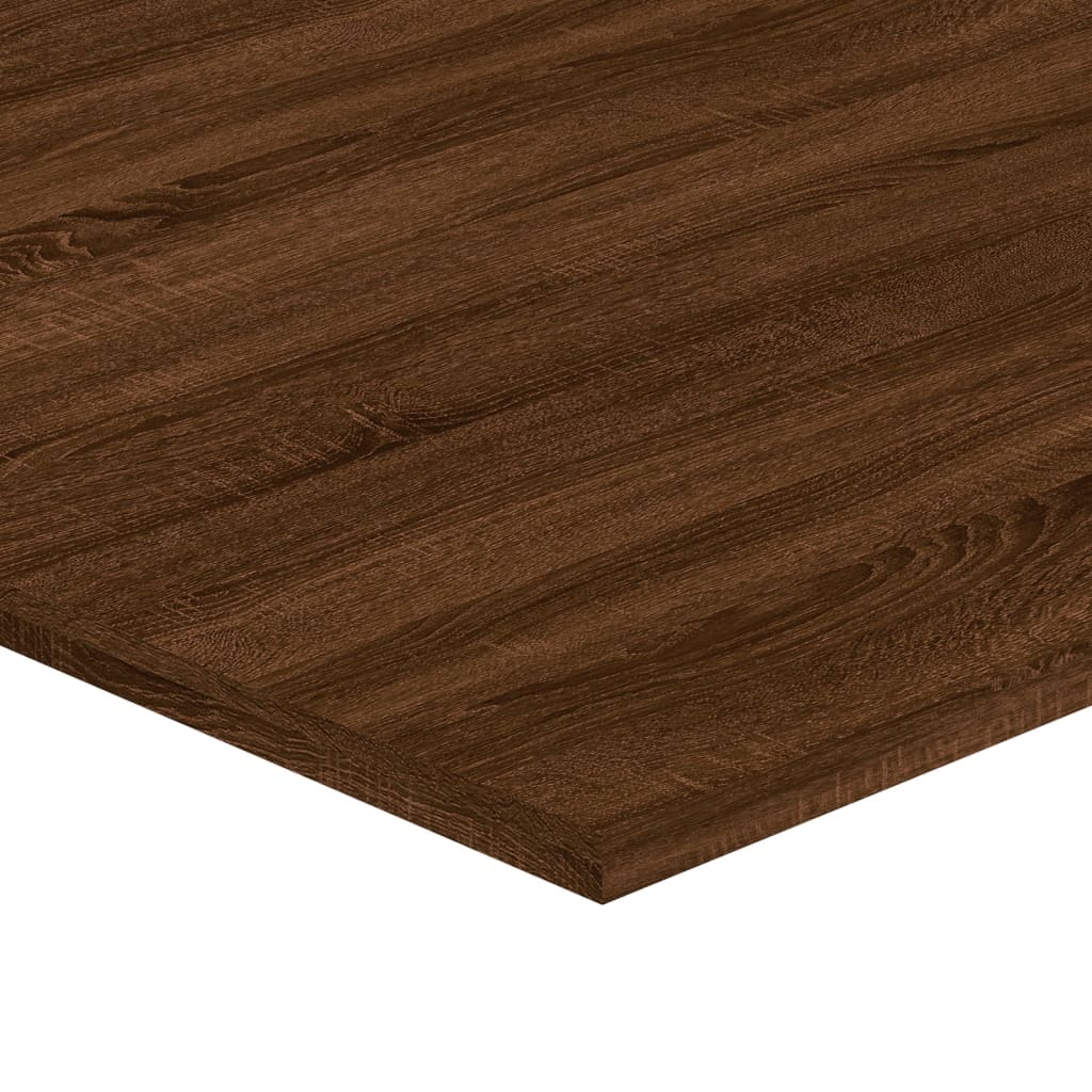 Étagères murales 4pcs chêne marron 100x50x1,5cm bois ingénierie