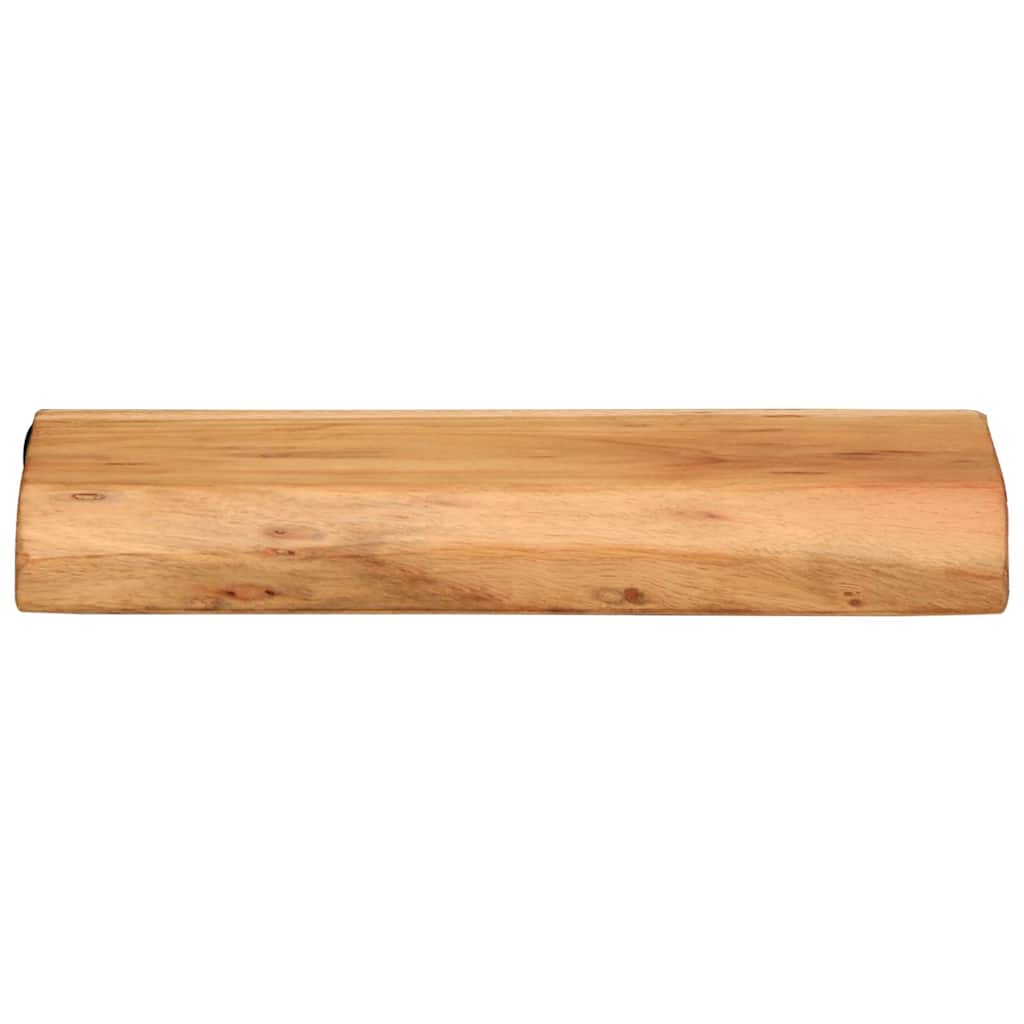 Étagères murales 2 pcs 30x20x3,5 cm bois massif d'acacia