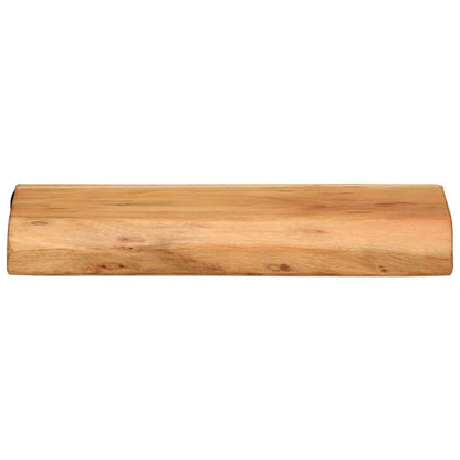 Étagères murales 2 pcs 30x20x3,5 cm bois massif d'acacia