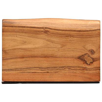 Étagères murales 2 pcs 30x20x3,5 cm bois massif d'acacia