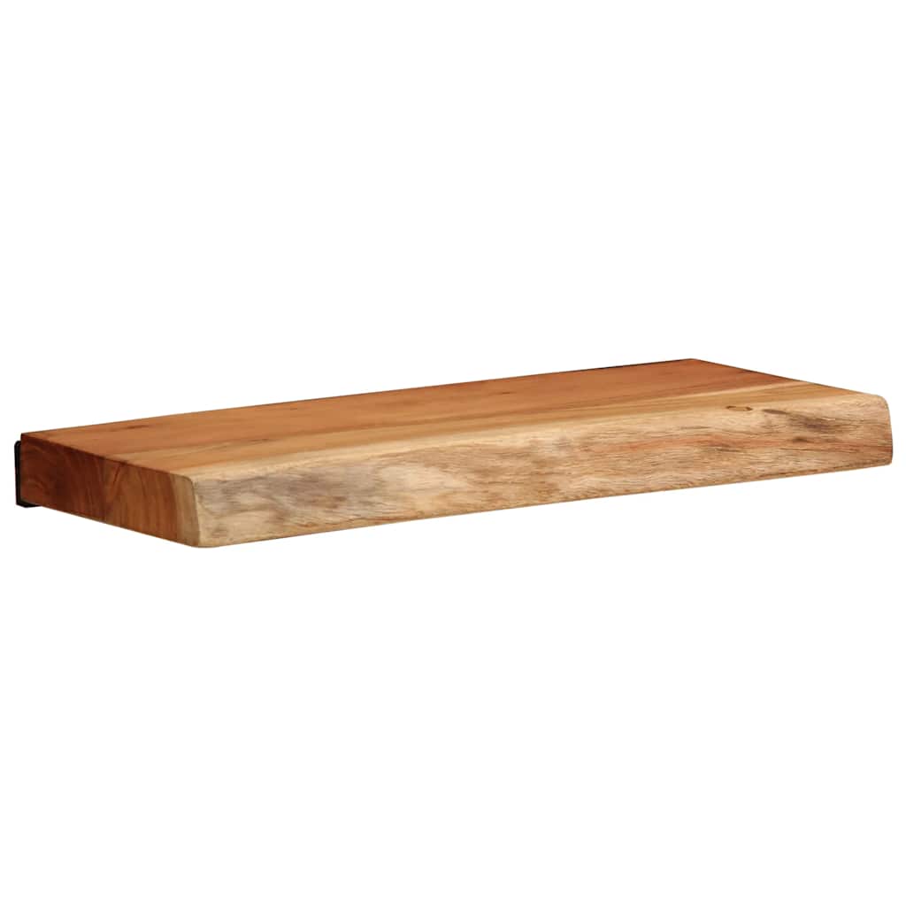 Étagères murales 2 pcs 40x20x3,5 cm bois massif d'acacia