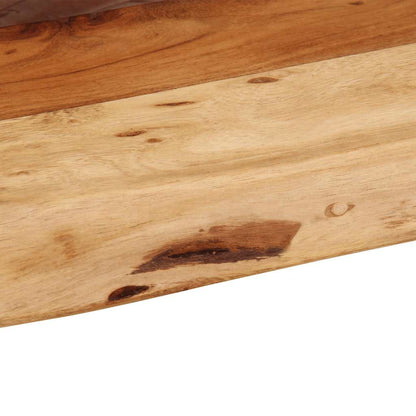 Étagères murales 2 pcs 40x20x3,5 cm bois massif d'acacia