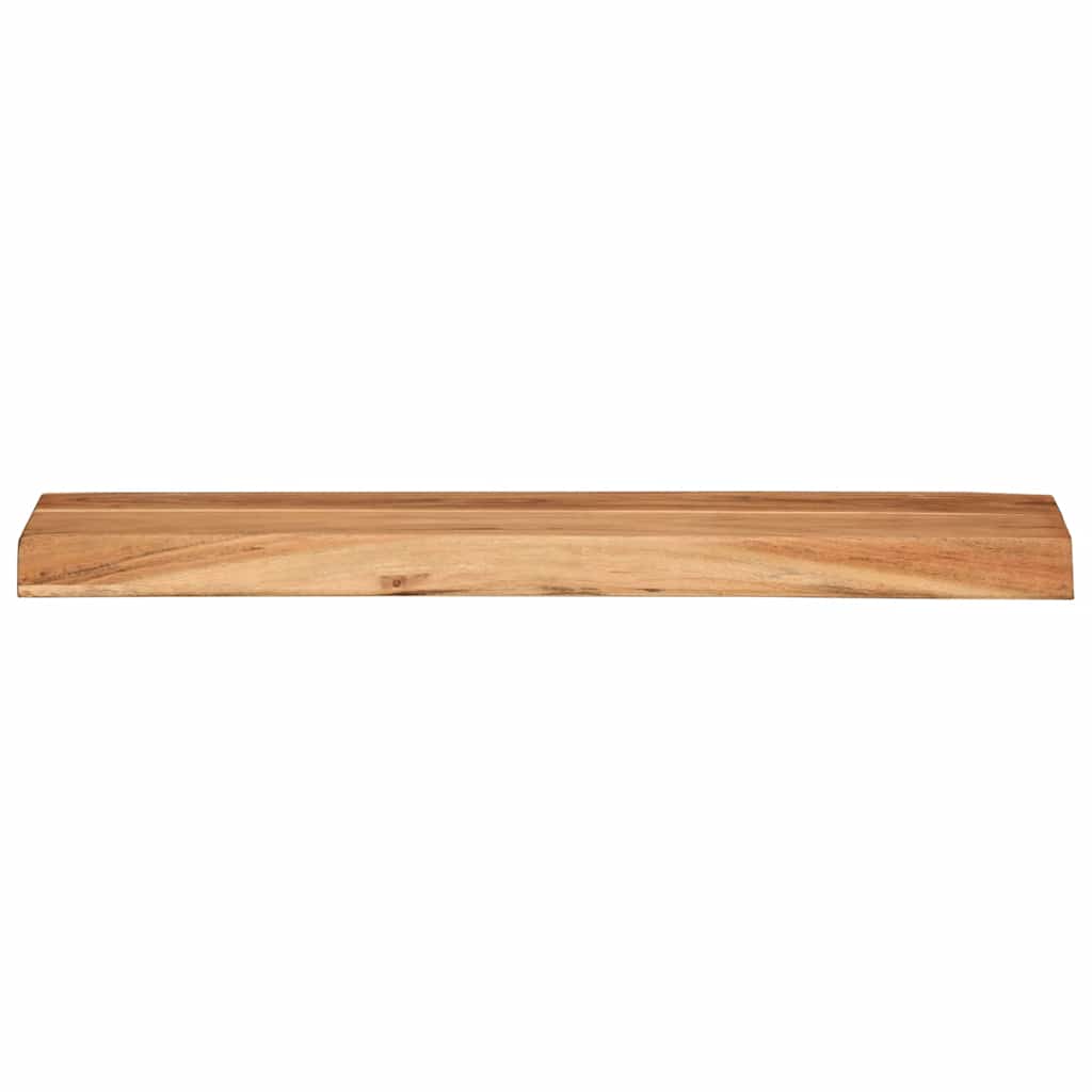 Étagères murales 2 pcs 60x20x3,5 cm bois massif d'acacia