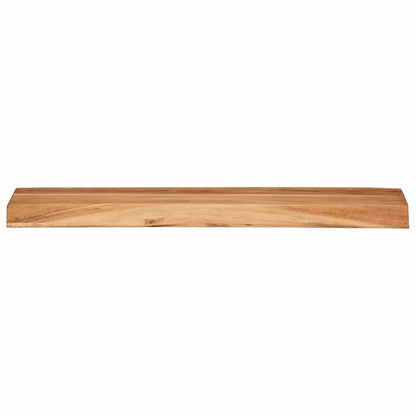Étagères murales 2 pcs 60x20x3,5 cm bois massif d'acacia