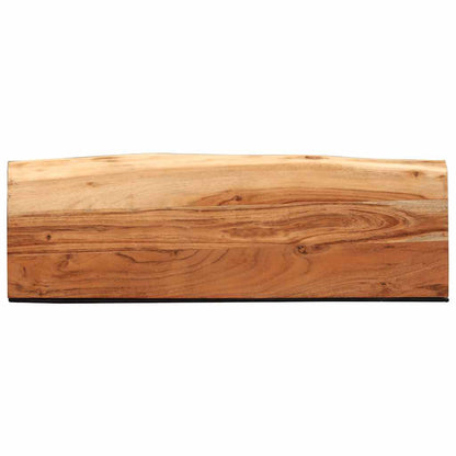 Étagères murales 2 pcs 60x20x3,5 cm bois massif d'acacia