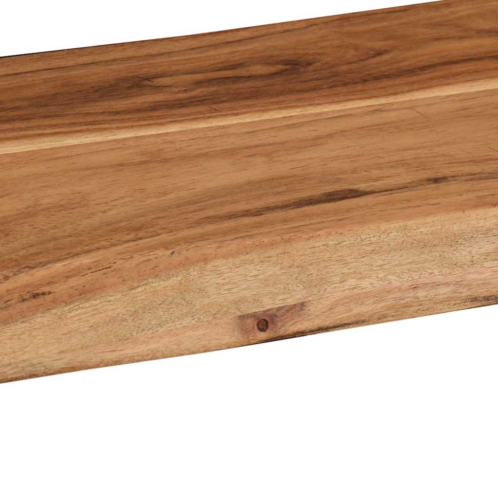 Étagères murales 2 pcs 60x20x3,5 cm bois massif d'acacia