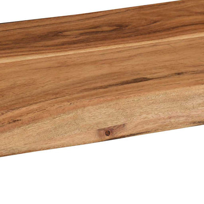 Étagères murales 2 pcs 60x20x3,5 cm bois massif d'acacia
