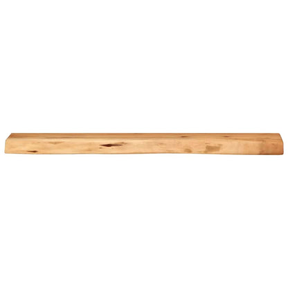 Étagères murales 2 pcs 80x20x3,5 cm bois massif d'acacia