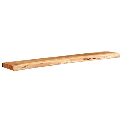 Étagères murales 2 pcs 100x20x3,5 cm bois massif d'acacia