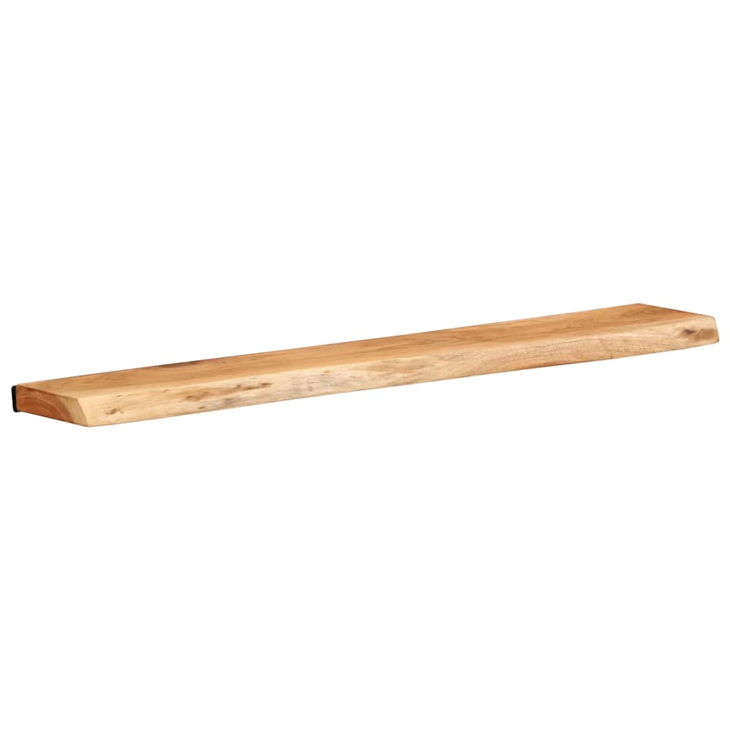 Étagères murales 2 pcs 100x20x3,5 cm bois massif d'acacia