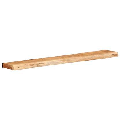 Étagères murales 2 pcs 100x20x3,5 cm bois massif d'acacia