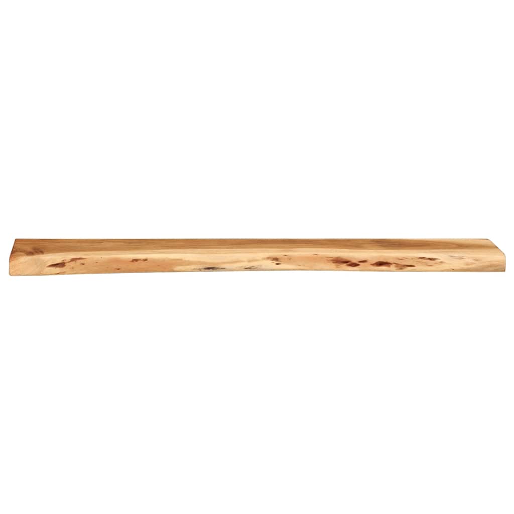 Étagères murales 2 pcs 100x20x3,5 cm bois massif d'acacia