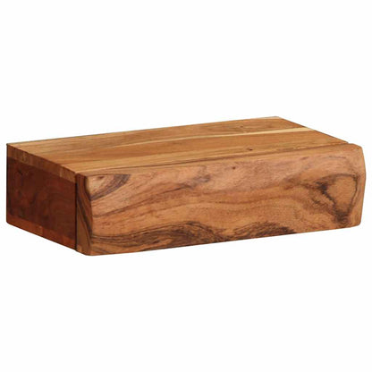 Étagères murales 2 pcs 30x17x8 cm bois massif d'acacia