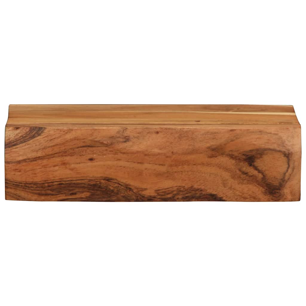 Étagères murales 2 pcs 30x17x8 cm bois massif d'acacia