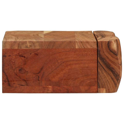 Étagères murales 2 pcs 30x17x8 cm bois massif d'acacia