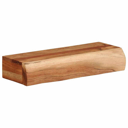 Étagères murales 2 pcs 40x17x8 cm bois massif d'acacia