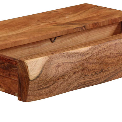 Étagères murales 2 pcs 40x17x8 cm bois massif d'acacia