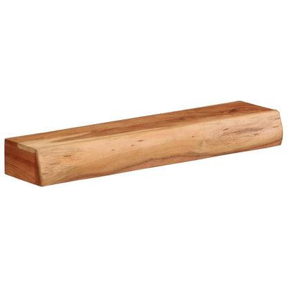 Étagères murales 2 pcs 60x17x8 cm bois massif d'acacia