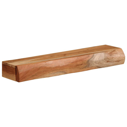 Étagères murales 2 pcs 60x17x8 cm bois massif d'acacia