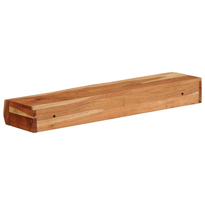 Étagères murales 2 pcs 60x17x8 cm bois massif d'acacia