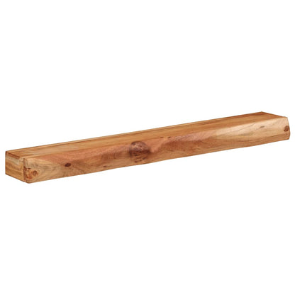 Étagères murales 2 pcs 100x17x8 cm bois massif d'acacia