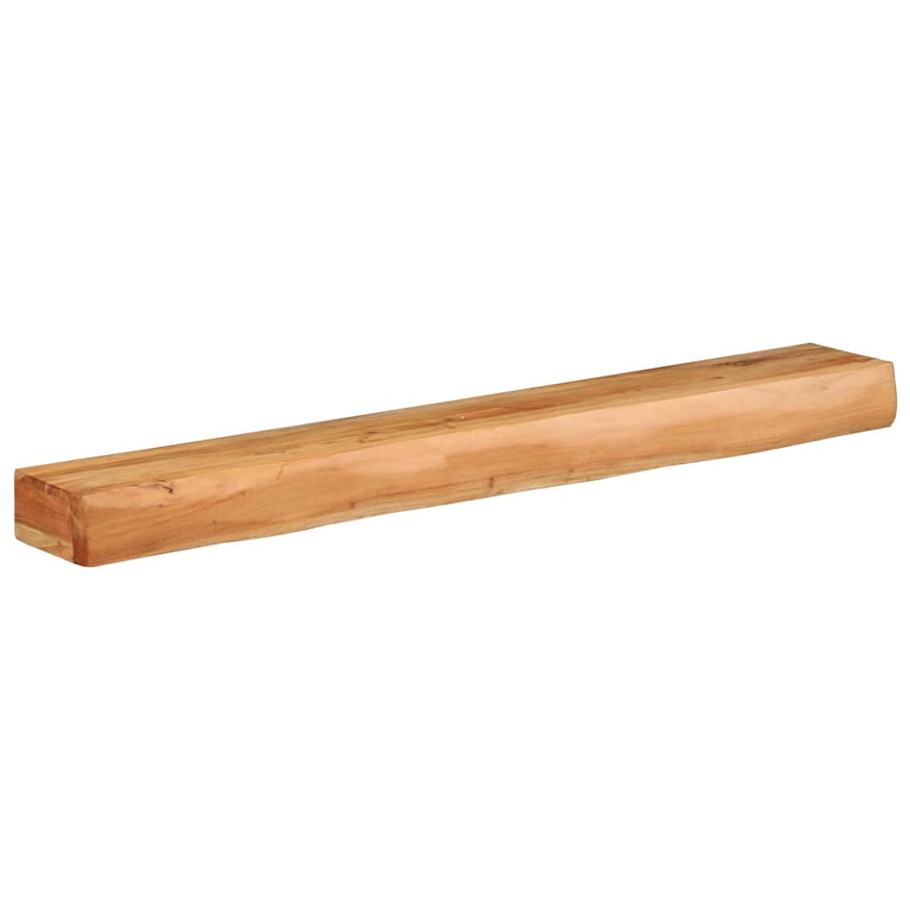 Étagères murales 2 pcs 100x17x8 cm bois massif d'acacia