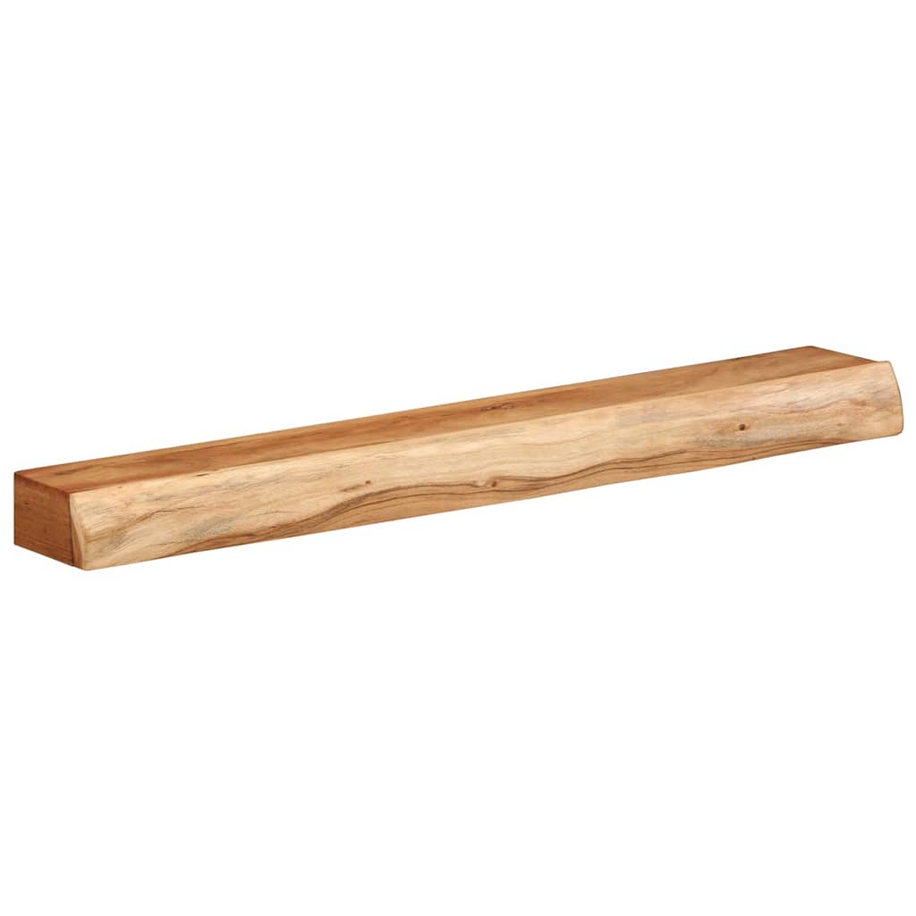 Étagères murales 2 pcs 100x17x8 cm bois massif d'acacia