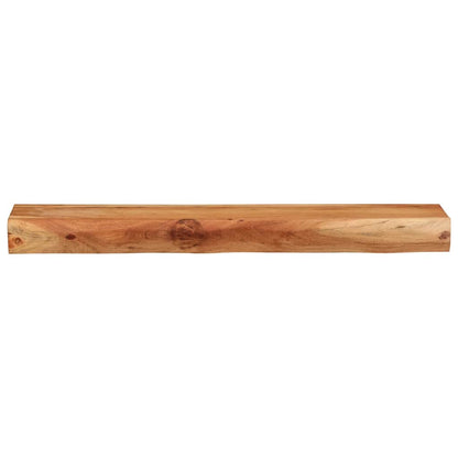 Étagères murales 2 pcs 100x17x8 cm bois massif d'acacia
