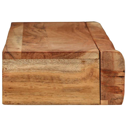 Étagères murales 2 pcs 100x17x8 cm bois massif d'acacia