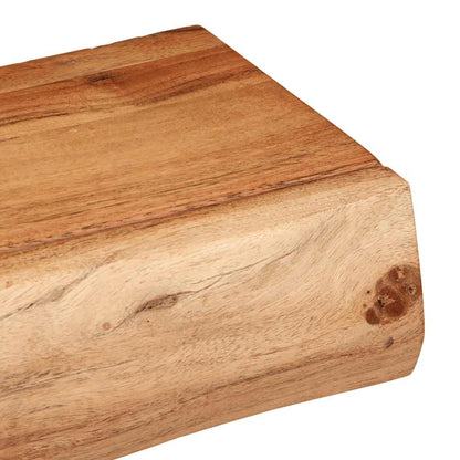Étagères murales 2 pcs 100x17x8 cm bois massif d'acacia