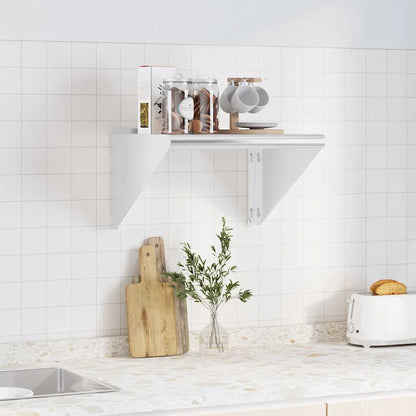 Étagère murale 50x45x31 cm argenté acier inoxydable