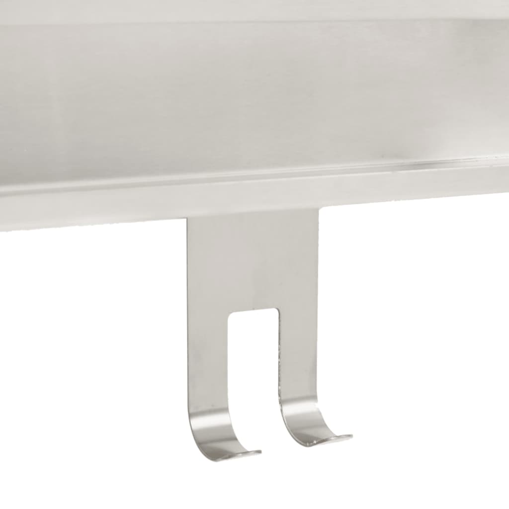Support de douche suspendu acier inoxydable 304 brossé