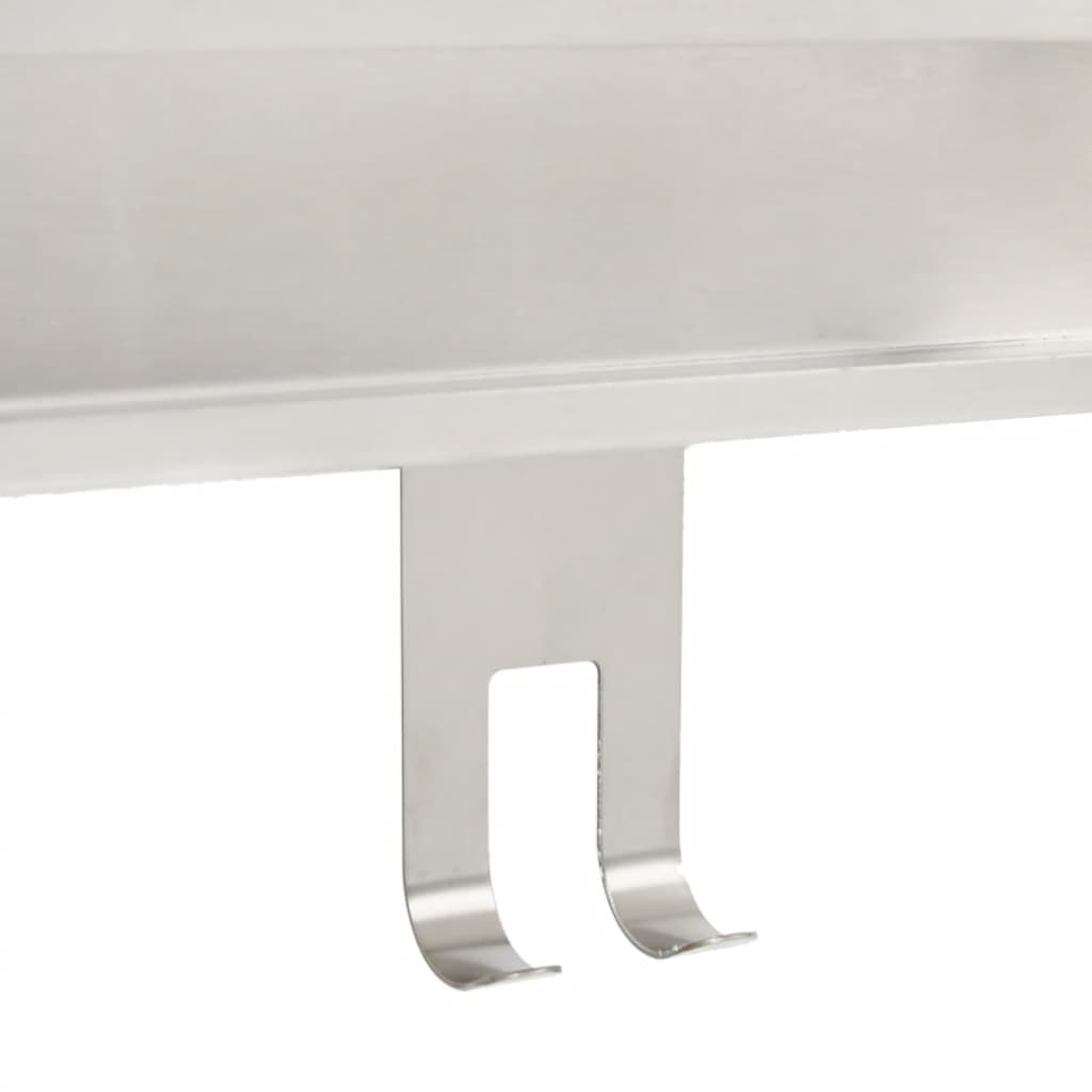 Support de douche suspendu acier inoxydable 304 brossé