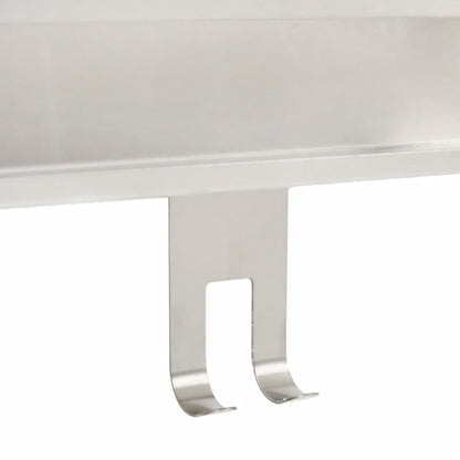 Support de douche suspendu acier inoxydable 304 brossé