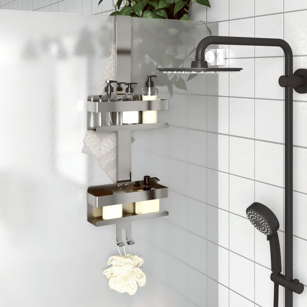 Support de douche suspendu acier inoxydable 304 brossé