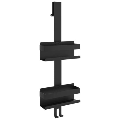 Support de douche suspendu noir mat acier inoxydable 304 brossé