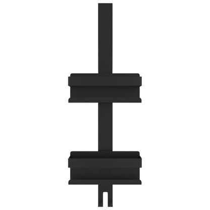 Support de douche suspendu noir mat acier inoxydable 304 brossé