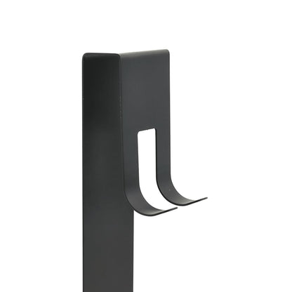 Support de douche suspendu noir mat acier inoxydable 304 brossé