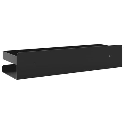 Étagère de douche noir mat acier inoxydable 304 brossé