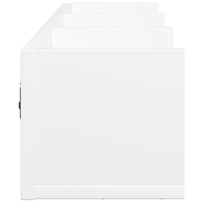 Armoires murales 2 pcs blanc 75x18x16,5 cm bois d'ingénierie