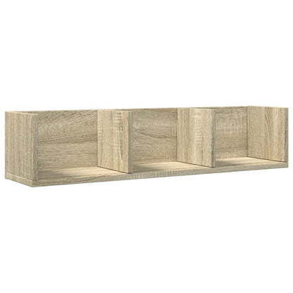 Armoires murales 2pcs chêne sonoma 75x18x16,5cm bois ingénierie