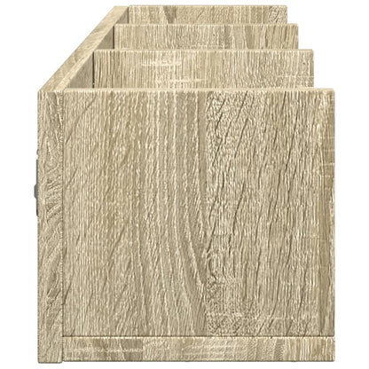 Armoires murales 2pcs chêne sonoma 75x18x16,5cm bois ingénierie